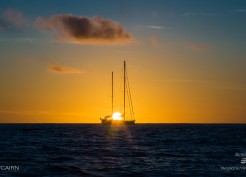 O por do sol inesquecivel das Ilhas Pitcairn